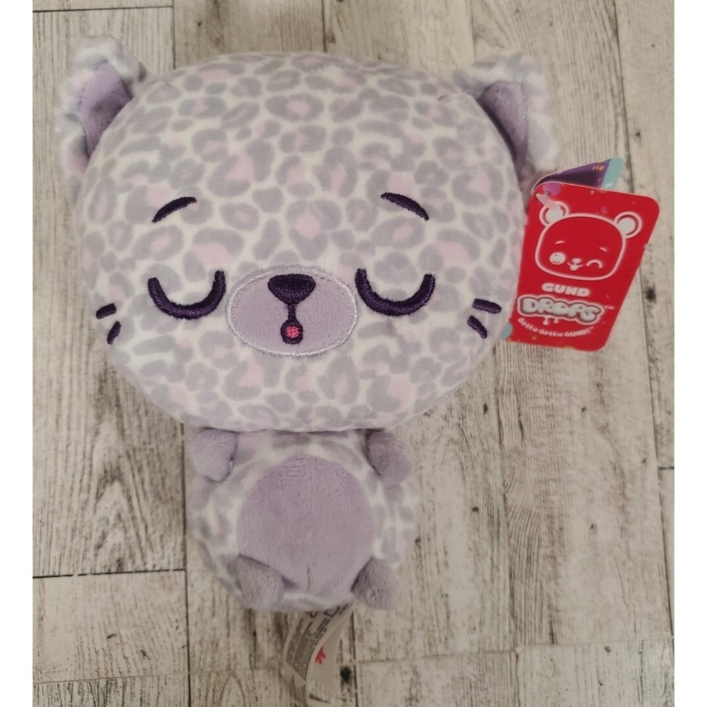 GUND Drops Plush Sleepy Gina Spots Series 2 Lavender 7" Spin Masters NEW